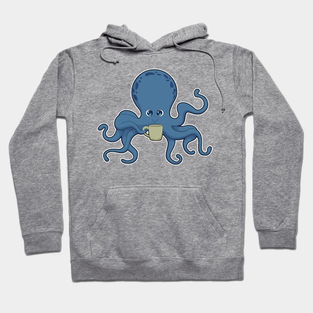 Octopus Coffee Mug Hoodie by Markus Schnabel